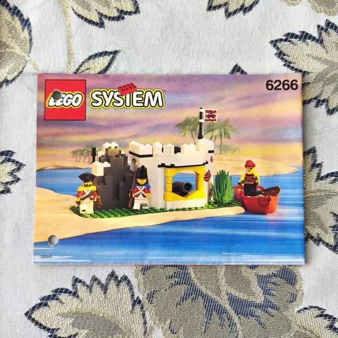 LEGO instructions system 6266 Cannon Cove booklet DE/EN/FR and others 1991