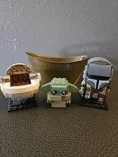 Lego Brick Headz , Mandalorian And The Child