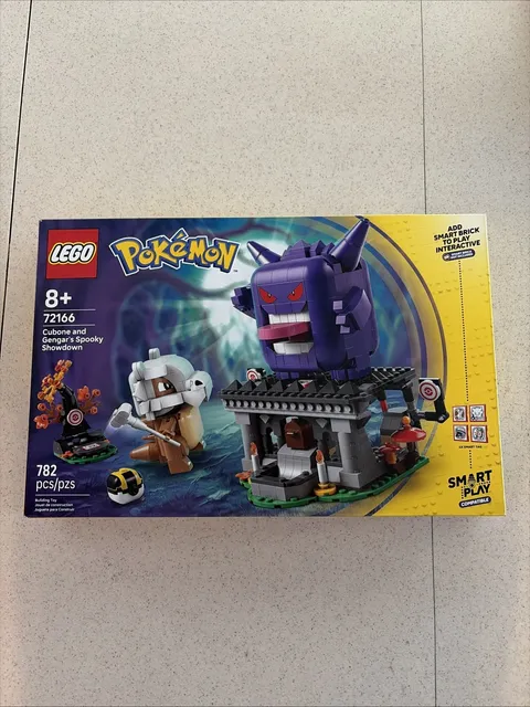 LEGO Pokemon 72166 Cubone And Gengar’s Spooky Showdown New Sealed 8+ Smart Play