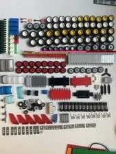 LEGO Lot Car Parts ( wheels, windshields, steering wheels, controls) 