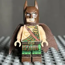 LEGO Tartan Batman Minifigure - DC Superheroes Gotham City (sh0304) - 1O