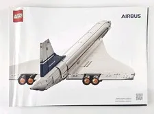 Lego 10318 The Concorde Airbus - Instructions Manual Book ONLY