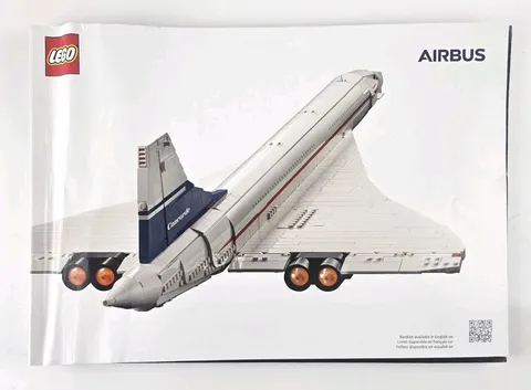 Lego 10318 The Concorde Airbus - Instructions Manual Book ONLY
