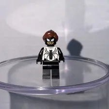 LEGO Spiderman Spider Girl Anya Corazon Minifigure 76148 Black & White Marvel