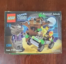 LEGO Studios 1380 Werewolf Ambush 110 pcs Complete Set in Box 2002