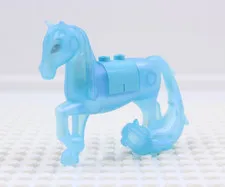 LEGO Disney Frozen II The Nokk Water Spirit Horse Satin Trans Light Blue