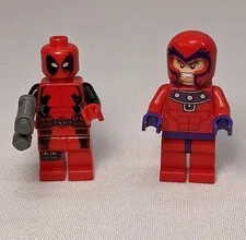 LEGO 6866 Deadpool Magneto Minifigure Marvel X-Men Chopper Showdown Rare