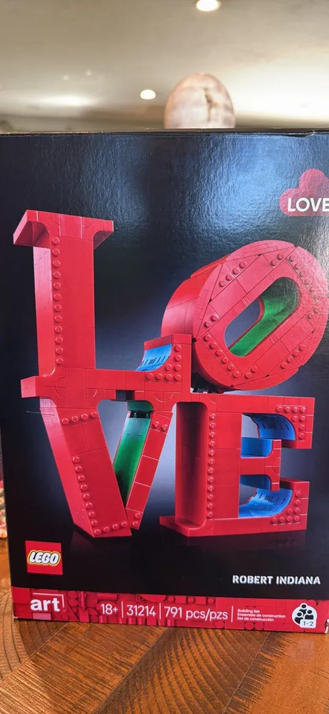 LEGO Art 31214 LOVE Complete w/ Box & Instructions