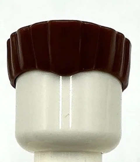 Lego New Reddish Brown Minifigure Hair Flat Top w/ Straight Even Sections Part