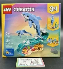 LEGO Creator 3-in-1 Beautiful Dolphins 31385 542pcs-Factory Sealed-Fast Shipping