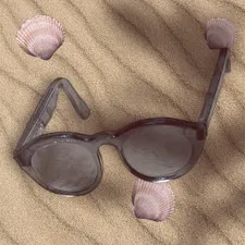 Barbie Doll BLACK GREY Small Glasses Sunglasses Shades Ken Clone Bratz