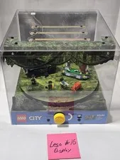 LEGO City 60426 Jungle Explorer Truck Lighted Store Display Case Clear Acrylic