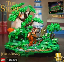 MOC LEGO The Shire’s Expansion Wizards Are Never Late 1515 pieces