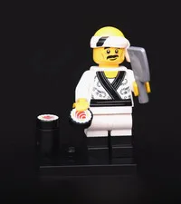 Lego Sushi Chef COLTLNM1 Lego Ninjago Movie CMF Minifigure 71019 Complete