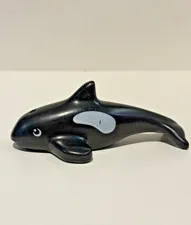 LEGO Duplo Baby Orca Killer Whale Black White Figure
