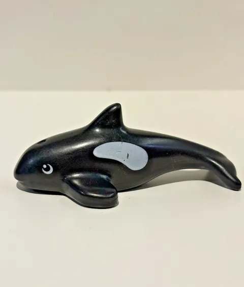 LEGO Duplo Baby Orca Killer Whale Black White Figure