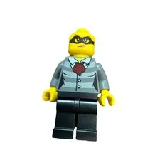 LEGO masked thief robber prisoner goon minifigure with mask