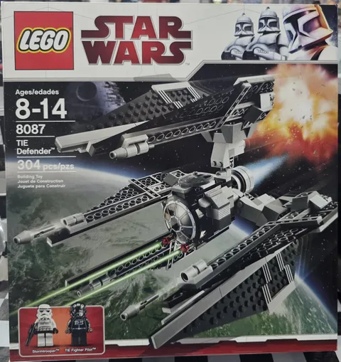 2010 LEGO 8087 Star Wars: Tie Defender W/ Stormtrooper & Pilot  ~Sealed~ Retired