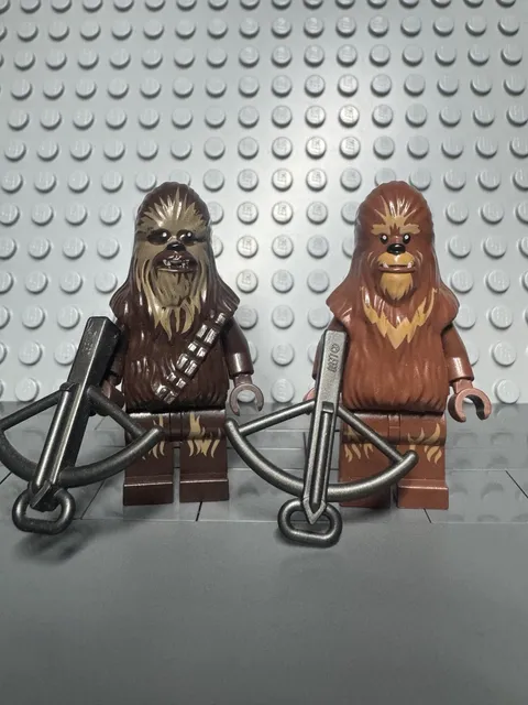 LEGO Star Wars Chewbacca & Wookiee minifigure (Lot of 2) See Photos!