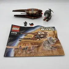 LEGO 4478 Star Wars Geonosian Fighter Missing Droids & 1 Piece Read