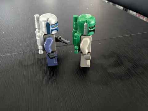 LEGO Star Wars ORIGINAL Jango Fett & Boba Fett Minifigures Balaclava Helmet 