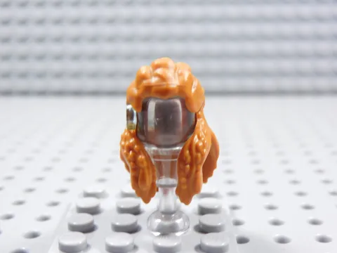 LEGO Horizons Dark Orange Long Braided Hair Minifig BG
