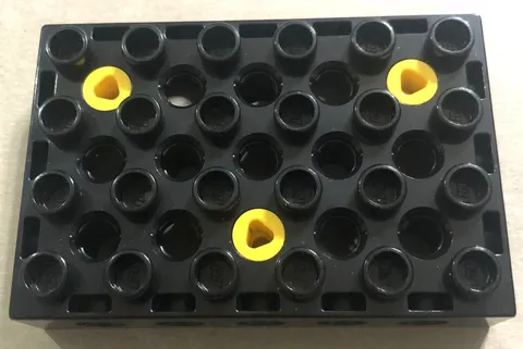 Lego Education Duplo Tech Machines Replacement Part - 4538987 Black 4x6 Block