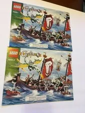 LEGO Castle 7048 Troll Warship instruction Books Manual Only