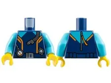 Lego Minifigure Torso Diving Suit Top City 60368 #I-058