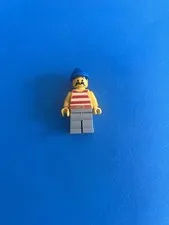 LEGO Pirate Minifigure Red White  Stripes Shirt 6257 #pi041 MINT Vintage 1994