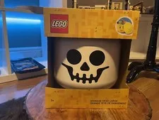 NIB Lego Storage Head Large Skeleton Halloween Model 4032