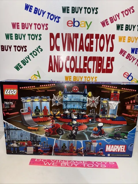 76175 ATTACK ON THE SPIDER LAIR lego NEW legos set man VENOM iron ultimate armor