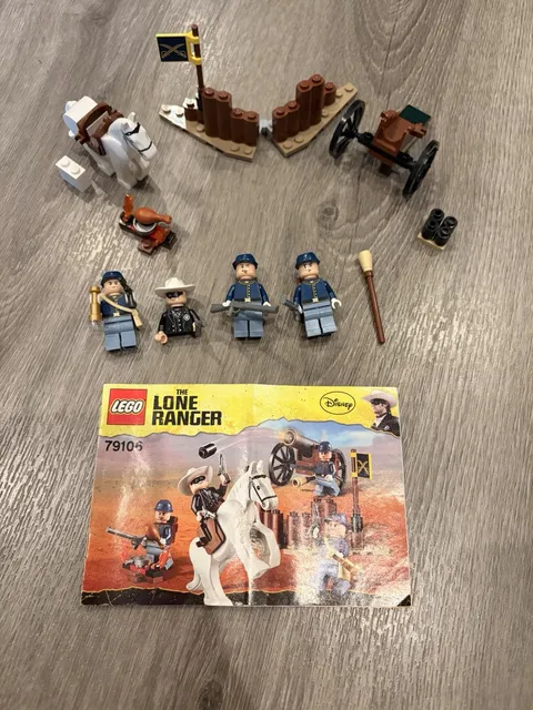 Retired Lego Lone Ranger Set #79106: Cavalry Builder (95% Complete)