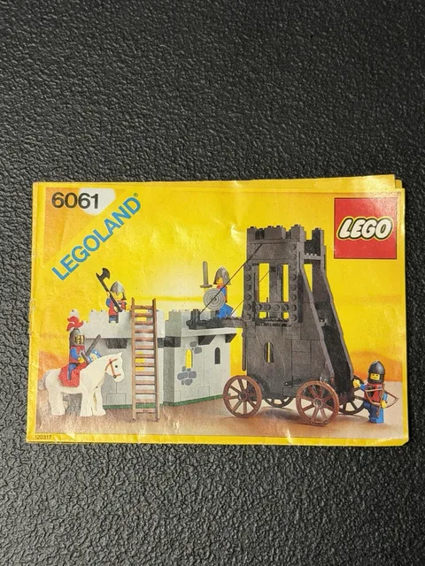 lego 6061 manual instructions only in very good condition complete