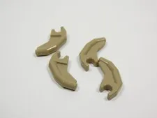 LEGO Lot of 4 Dark Tan Robot Droid Arms Minifig Part 3171 Q7