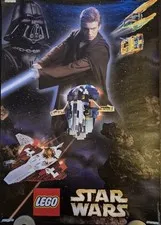 LEGO StarWars Store Display Poster Genuine 2002 Rare Promo Sealed 4178277/78/79