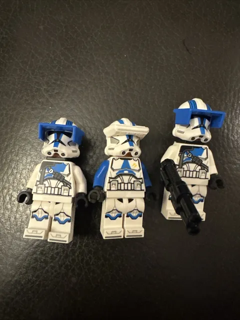 LEGO Clone Trooper Star Wars 501st sw0439 sw0445 Minifigures Lot of 3