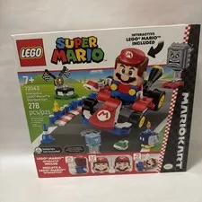 LEGO Super Mario 72043 Mario Kart Interactive LEGO Mario & Standard Kart NISB