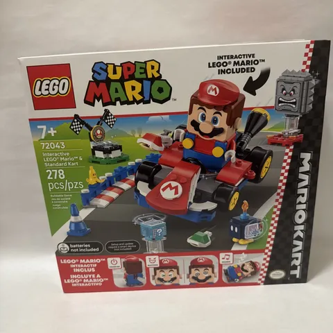 LEGO Super Mario 72043 Mario Kart Interactive LEGO Mario & Standard Kart NISB