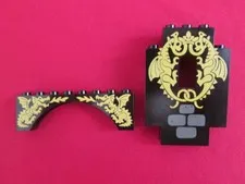 Lego Castle 6082 Fire Breathing Fortress Yellow Dragon Specialty Bricks Set of 2