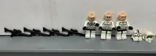 LEGO Star Wars Minifigure Lot of 3 Stormtroopers 4 Rifles 2 Helmets