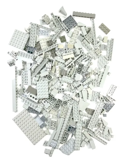 Gray Vintage LEGO Grey Bulk Lot 12.5oz Ships Fast!!!