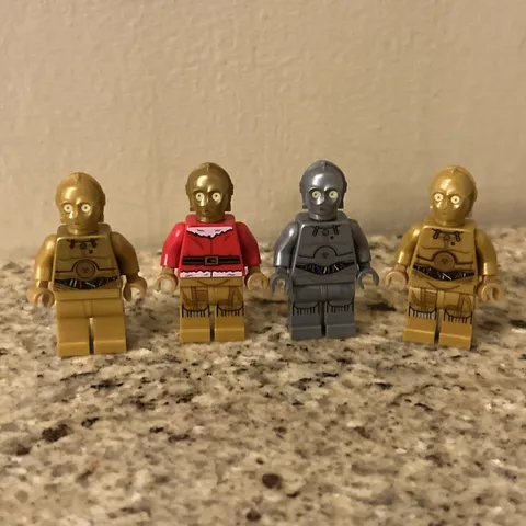 Lego Star Wars C-3PO Lot of 4