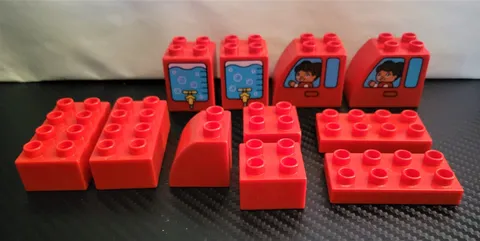 Lego Duplo Building Toys Bulk Red Bricks Lot