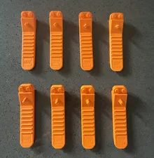 LEGO Orange Brick and Axle Separator Human Tool 96874 Blocks Bulk (Lot of 8)