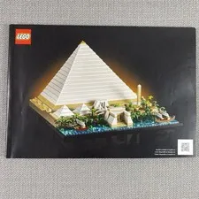 Lego Architecture Great Pyramid of Giza #21058 Instruction Book Only No Bricks