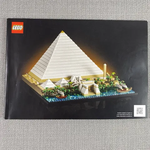 Lego Architecture Great Pyramid of Giza #21058 Instruction Book Only No Bricks