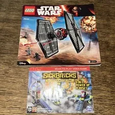 Lego Star Wars 75101 First Order TIE Fighter Instruction Manual Only