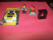 LEGO GOOD LOT  FIGURES -THE BATMAN ERASER, CAMPER VAN OWNER, HARRY POTTER ADVENT