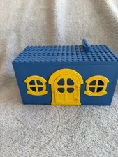 Lego FABULAND blue Building Vintage Shed Rare